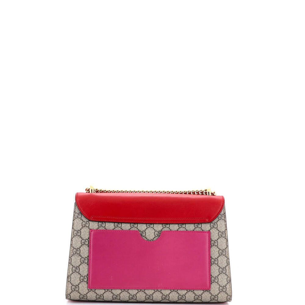 Gucci Padlock Shoulder Bag Gg Coated #248553G12B - Picture 3 of 8